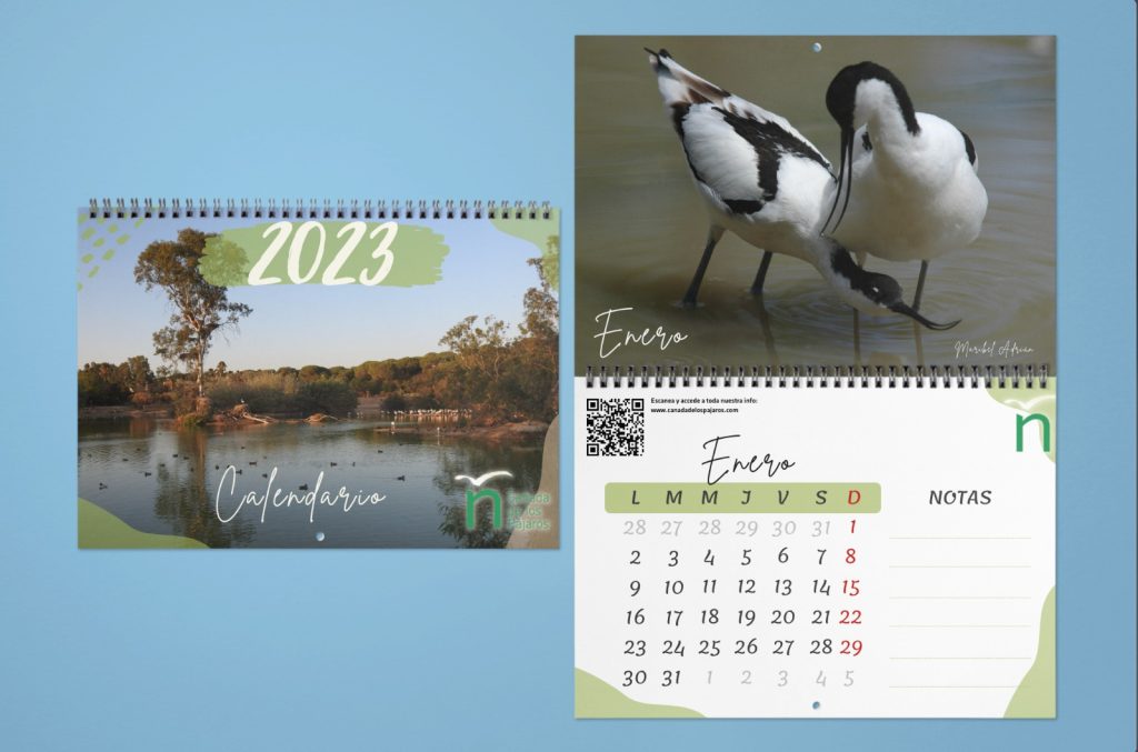 Nuevos Calendarios 2023 de la Cañada de los Pájaros
